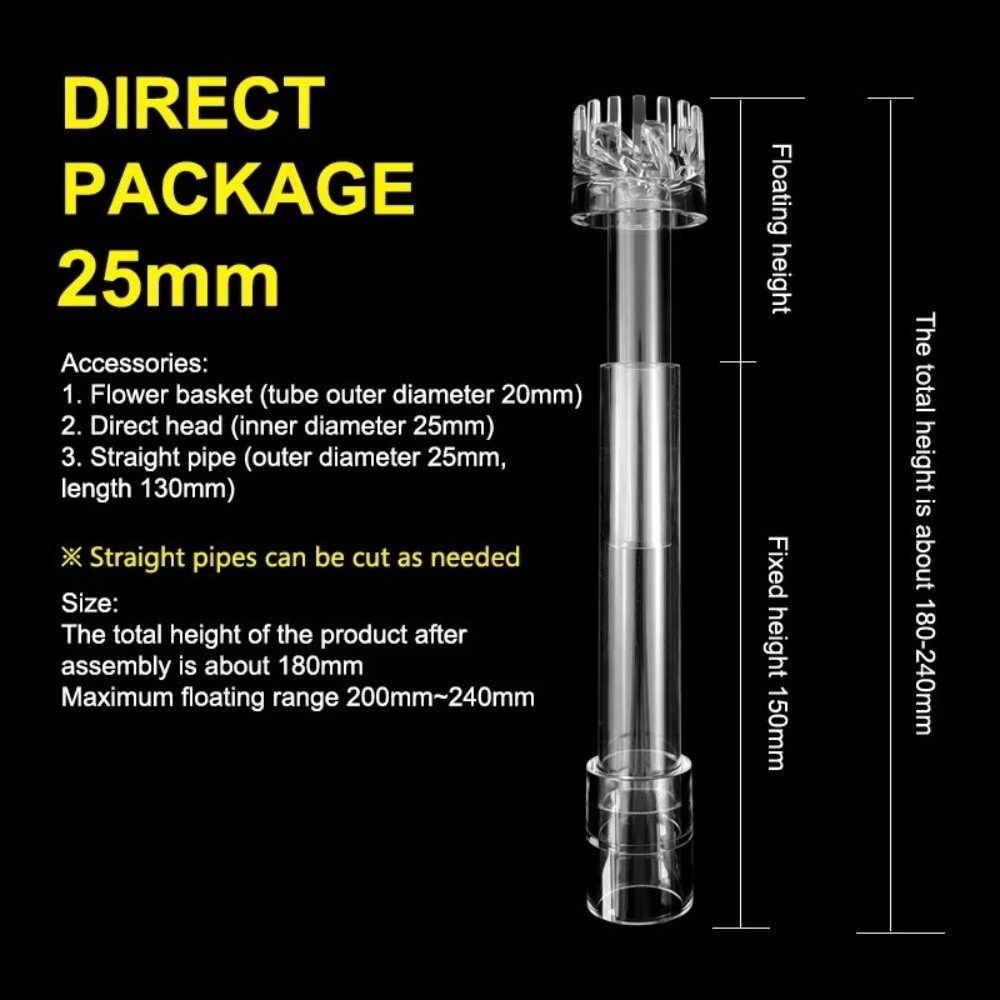 Aquarium Planted Tank Filter - เครื่องกรองน้ำในตู้ปลาแบบไหลเข้า-ไหลออก สำหรับทำความสะอาดพื้นผิวตู้ปลา กำจัดคราบไขมันและฟิล์มสกปรก