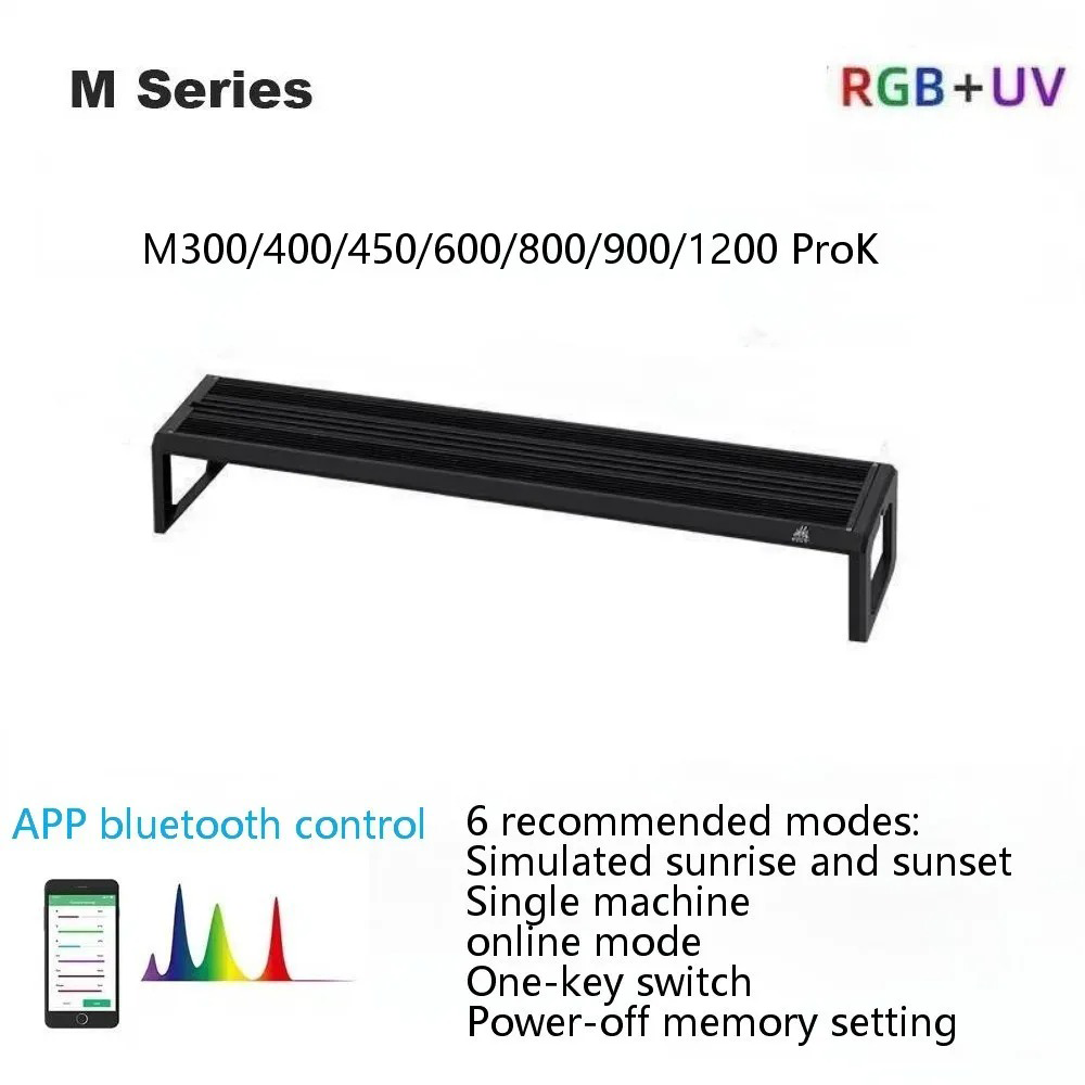 Planted Aquarium Uv Light - ไฟปลูกพืชน้ำรุ่น Week Aqua M Series RGB+UV