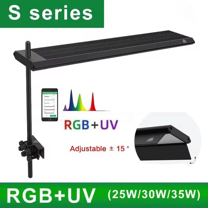 Planted Aquarium Uv Light - ไฟตู้ปลา S300/400/450Pro Ver.3 RGB + UV