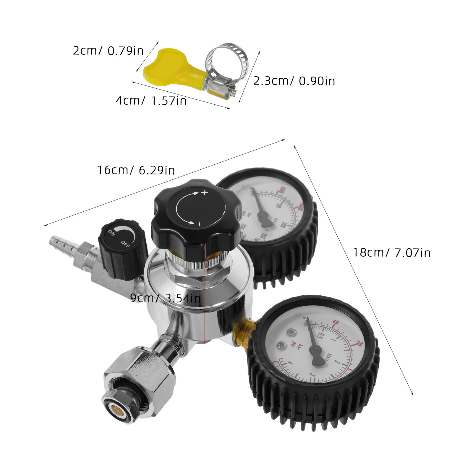 ชุดอุปกรณ์ต้มเบียร์ CGA320 พร้ - Co2 Regulator Dual Stage บทวิจารณ์และราคา