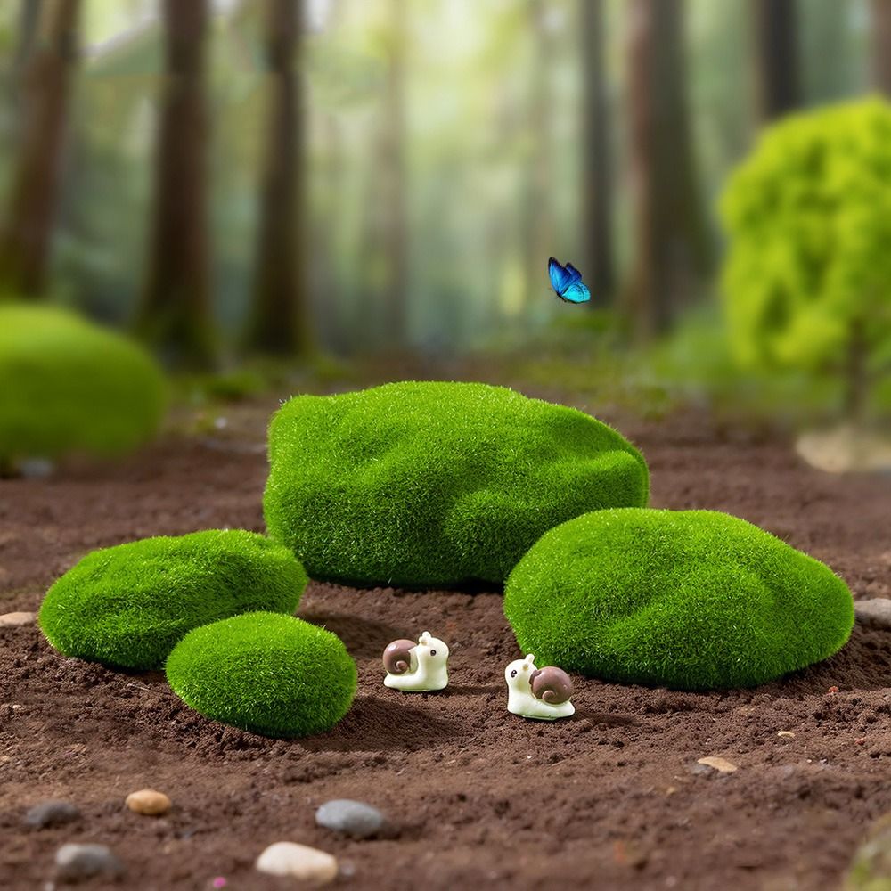 หินมอสประดิษฐ์สีเขียว 2/4/6/10 - Planted Aquarium Moss บทวิจารณ์และราคา