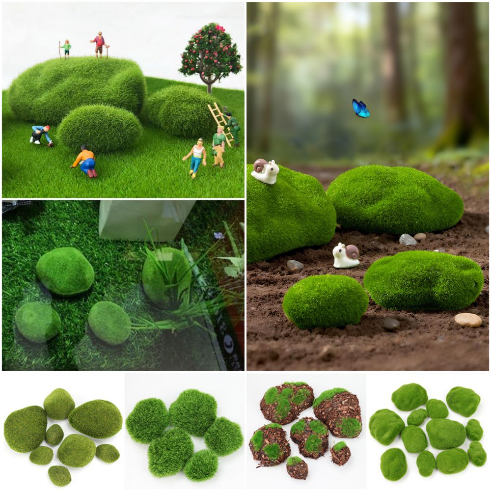 หินมอสประดิษฐ์สีเขียว 2/4/6/10 - Planted Aquarium Moss บทวิจารณ์และราคา