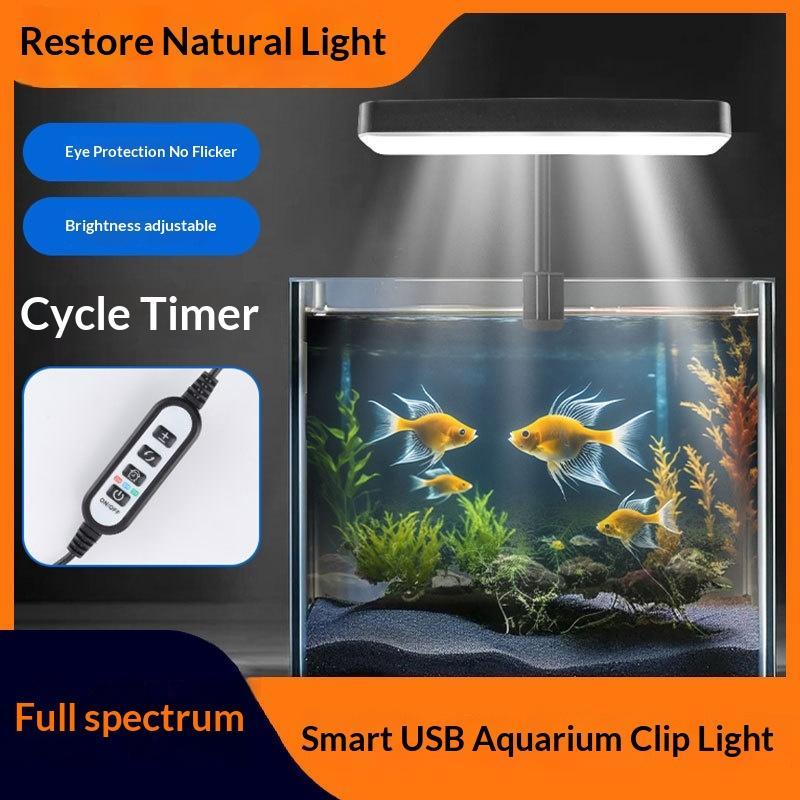 ไฟ LED สำหรับตู้ปลา ปรับมุมได้ - Planted Aquarium Cycling บทวิจารณ์และราคา