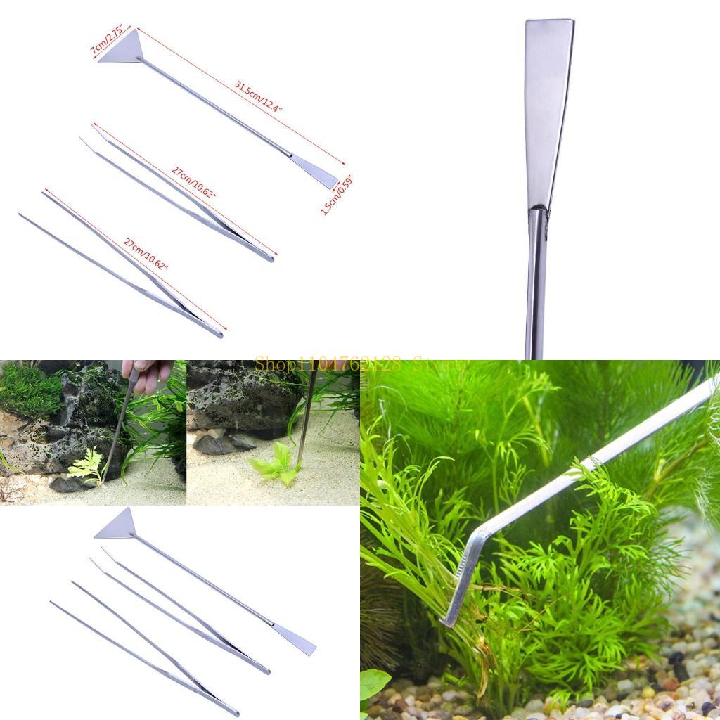 3-Pack Aquarium แหนบไม้พายเครื - Planted Aquarium Best Fish บทวิจารณ์และราคา