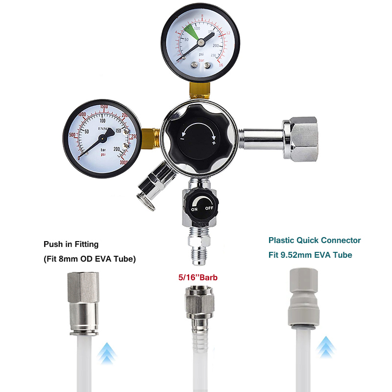 Dual Gauge Co2 Regulator แรงดั - Co2 Regulator Dual Stage บทวิจารณ์และราคา