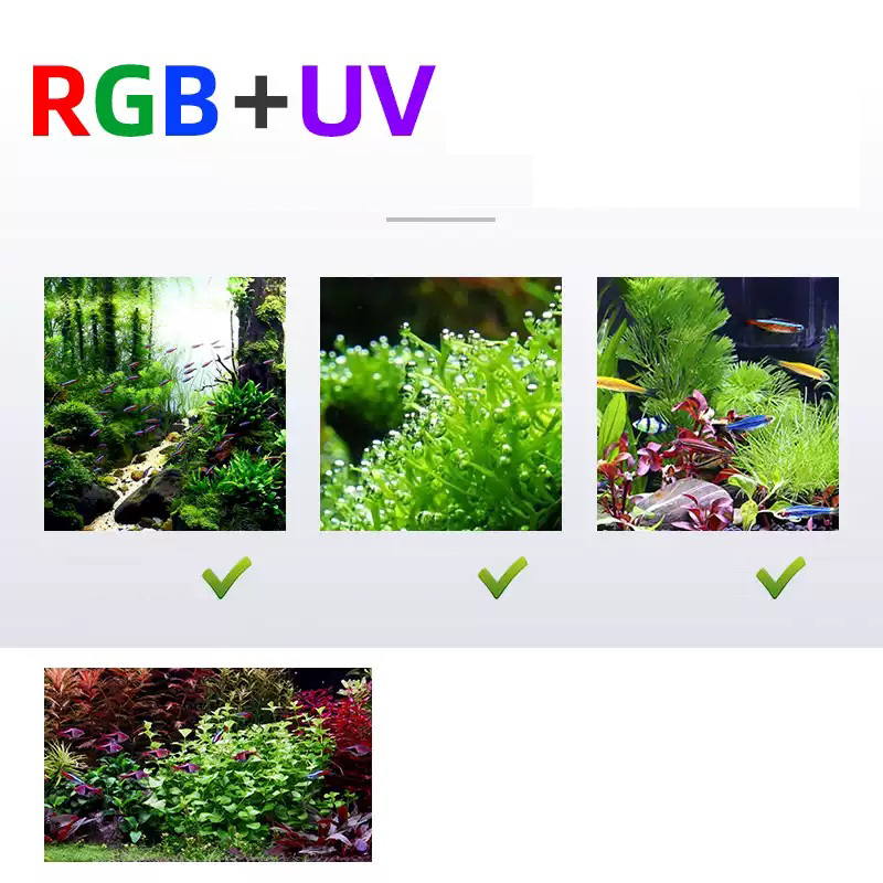 ไฟ LED 60 ซม. 80 ซม. 90 ซม. RG - Planted Aquarium Uv Light บทวิจารณ์และราคา