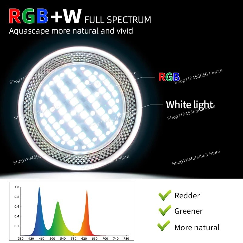 ไฟตู้ปลา T90 PRO 90W RGB+UV LE - Planted Aquarium Uv Light บทวิจารณ์และราคา
