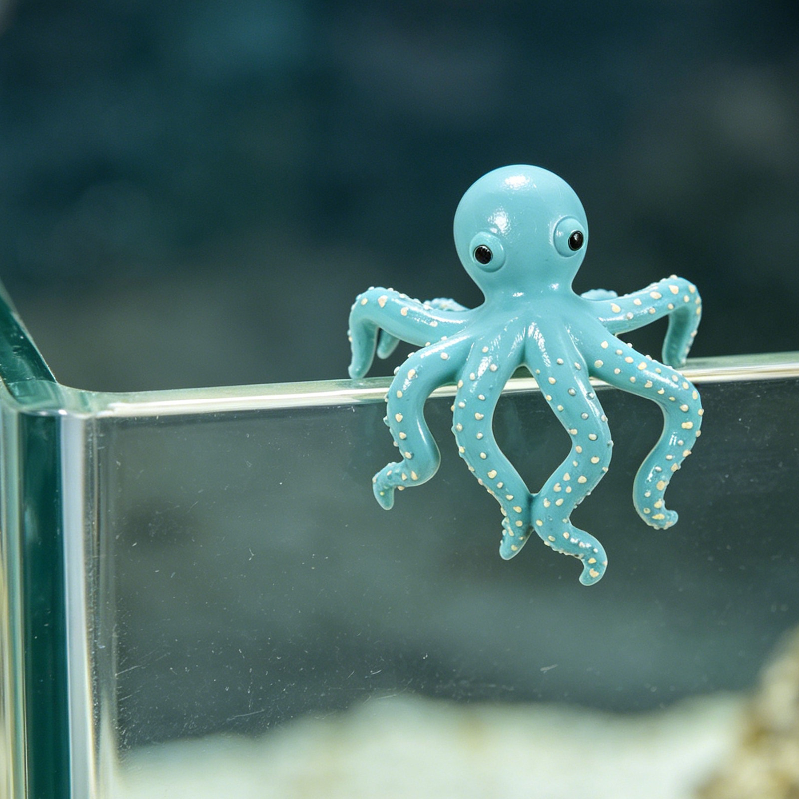 ประติมากรรมปลาหมึกปีนเขาขนาดเล - Aquarium Plant Octopus บทวิจารณ์และราคา